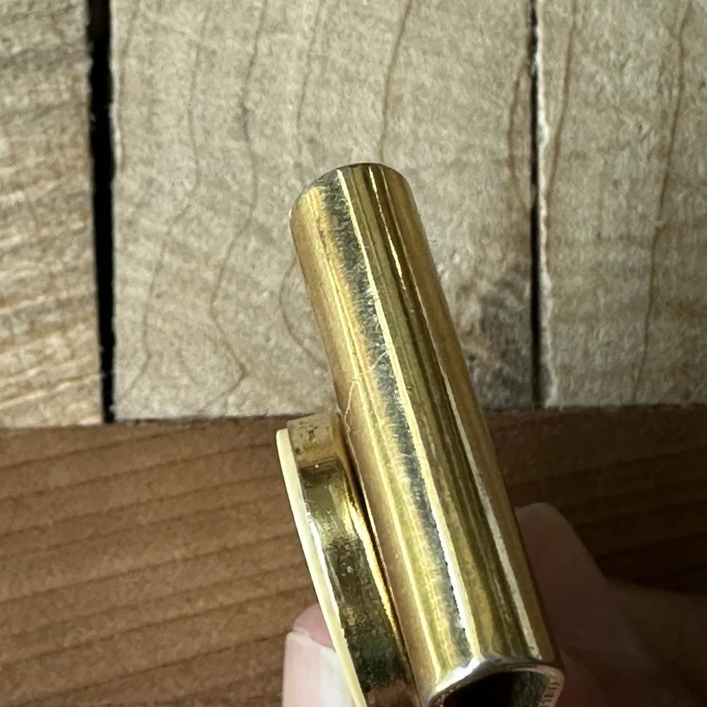 Classic Gold-Tone Men's Money Clip with Nautical Engraving